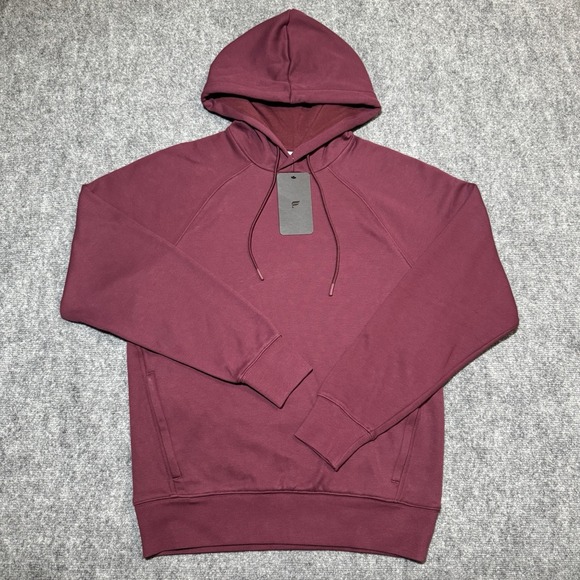 Fabletics Other - Fabletics The Go To Hoodie Fleece Pullover Burgundy Red Merlot Size S NWT